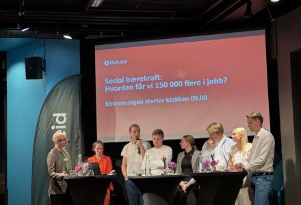 iArbeid på Arendalsuka: Sosial bærekraft må handle om å få flere i jobb