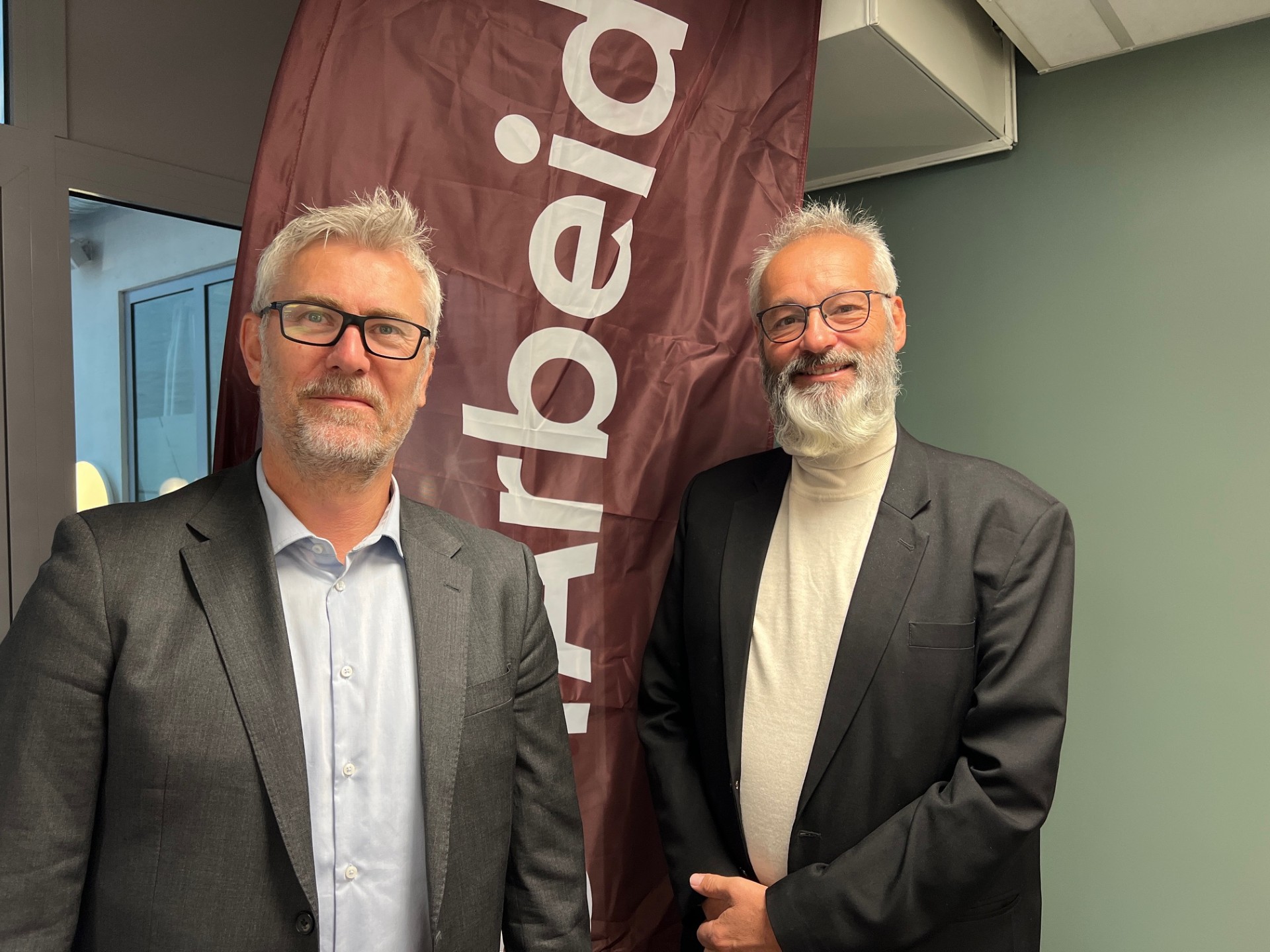 Direktør i iArbeid, Onar Aanestad og daglig leder i HELT MED, Jarle Eknes