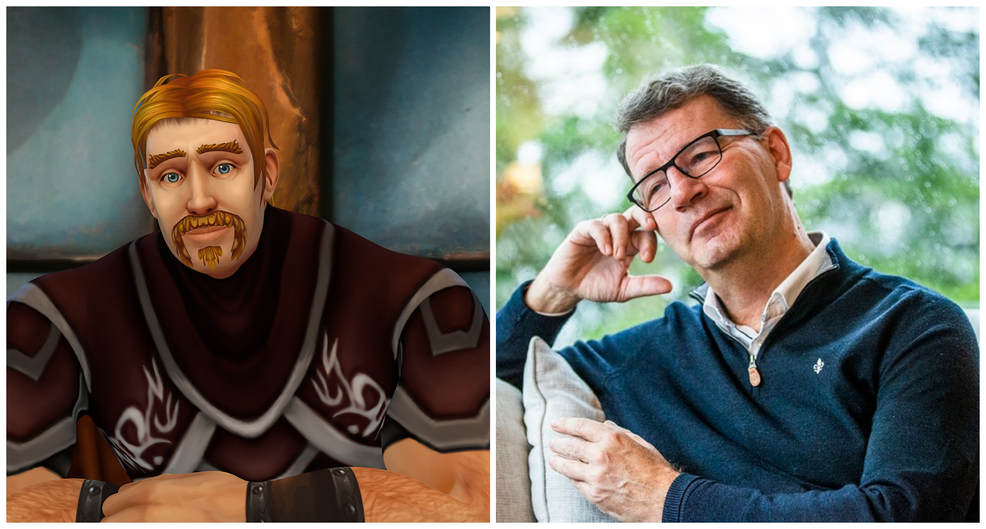 Ibelin-avataren i World of Warcraft og Robert Steen