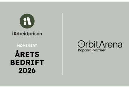 OrbitArena AS er nominert til Årets iArbeidbedrift 2026